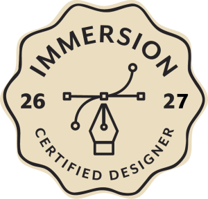 bonnie christine's Immersion class certification badge 2026-2027