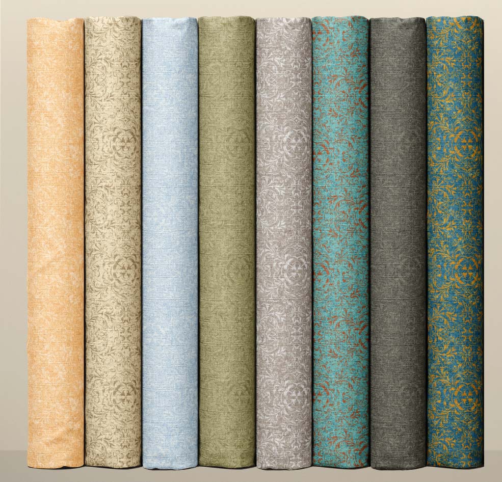 FLORENTINE DAMASK FABRIC ROLLS