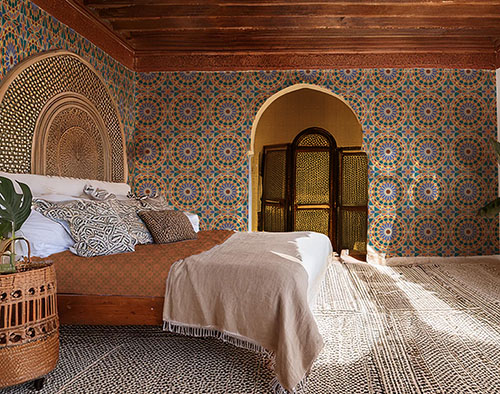 CARAVAN MEDINA KASBAH TILE WALLPAPER