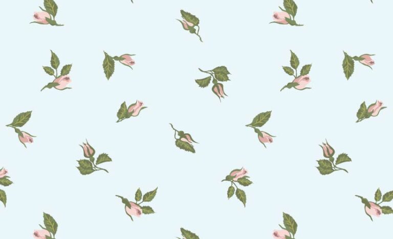 SURFACE PATTERN DESIGN-COTTAGE GARDEN SUMMER BEST BUDS