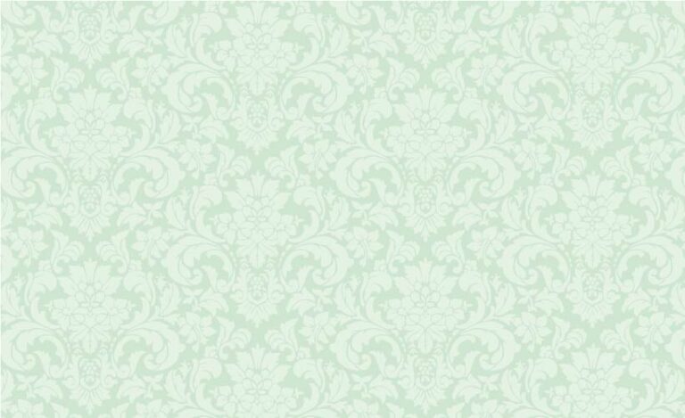 DAMASK PATTERN OF SOFT MINT GREEN COLOR