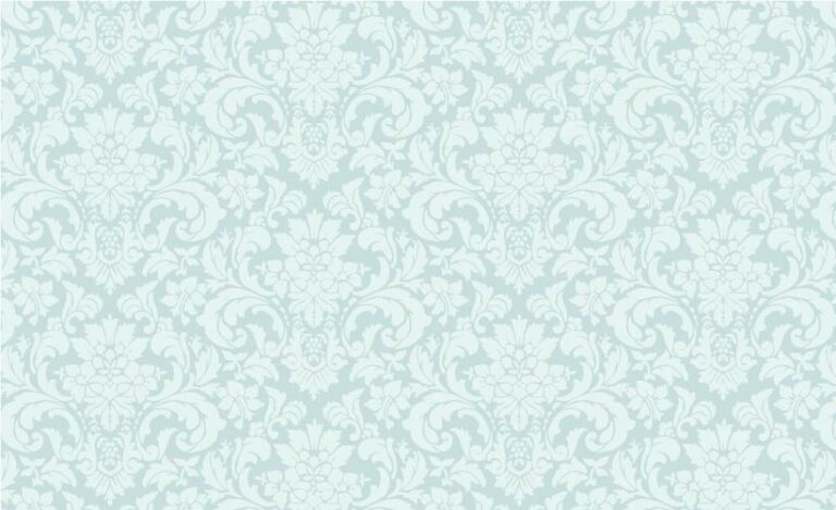 DAMASK PATTERN OF SOFT BLUE GREEN COLOR