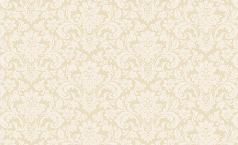 DAMASK PATTERN OF SOFT YELLOW COLOR
